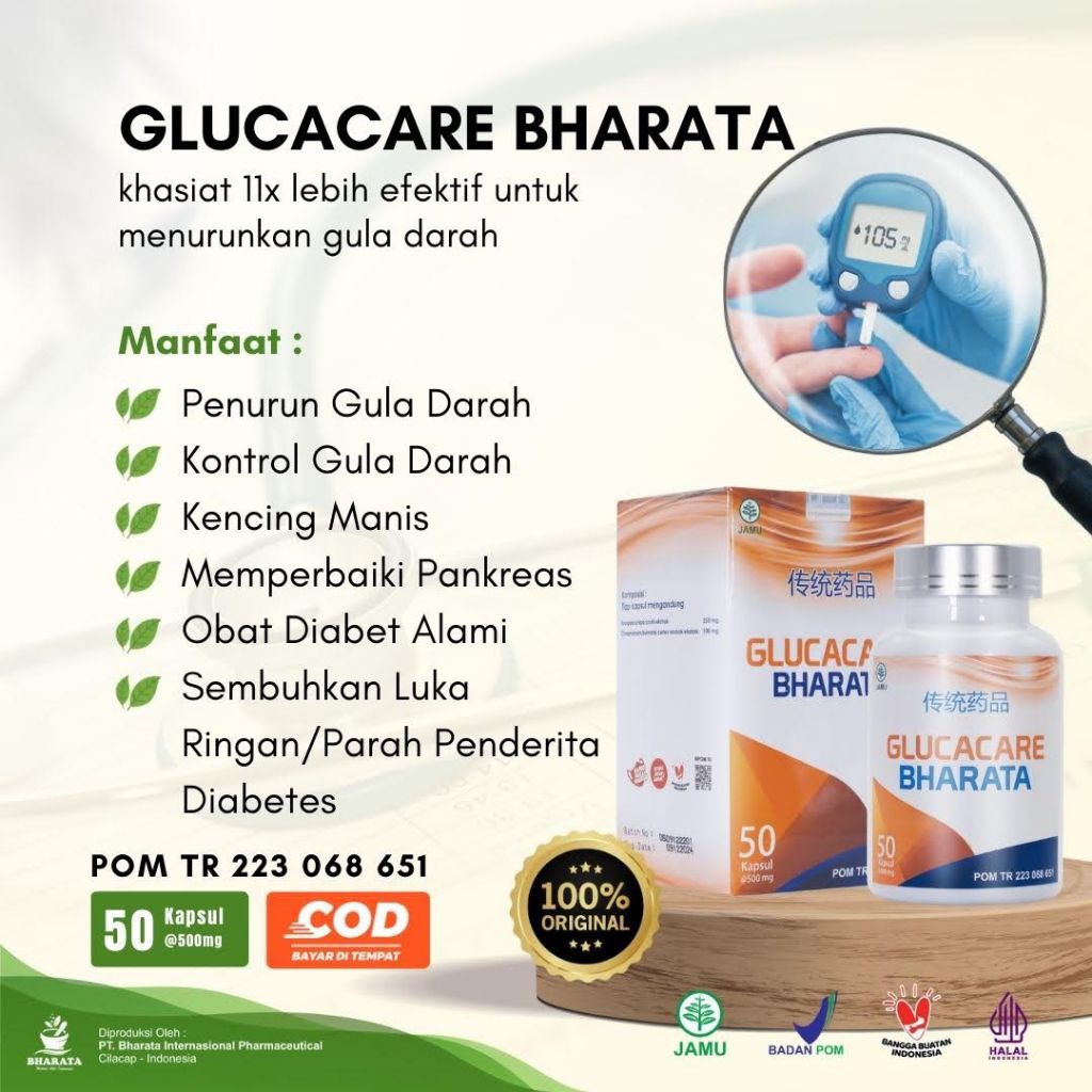 Obat Glucacare Bharata