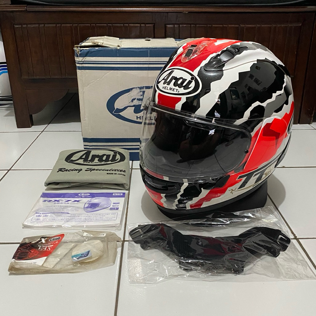 Helm Arai RX7X Doohan TT Size L SNI Second 2nd Scnd