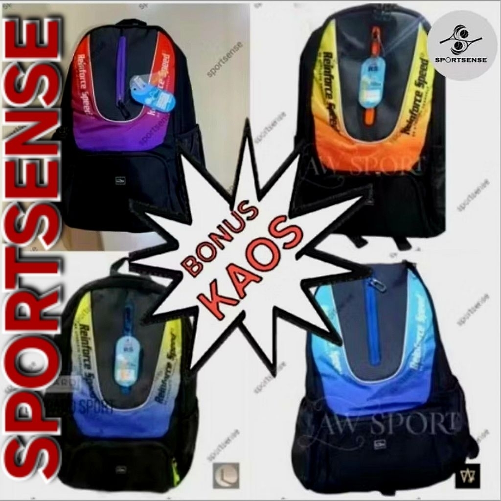 Tas Bulutangkis Badminton RS REINFORCE SPEED BACKPACK BP361 BP 361 Ransel Dukung Punggung Olahraga O
