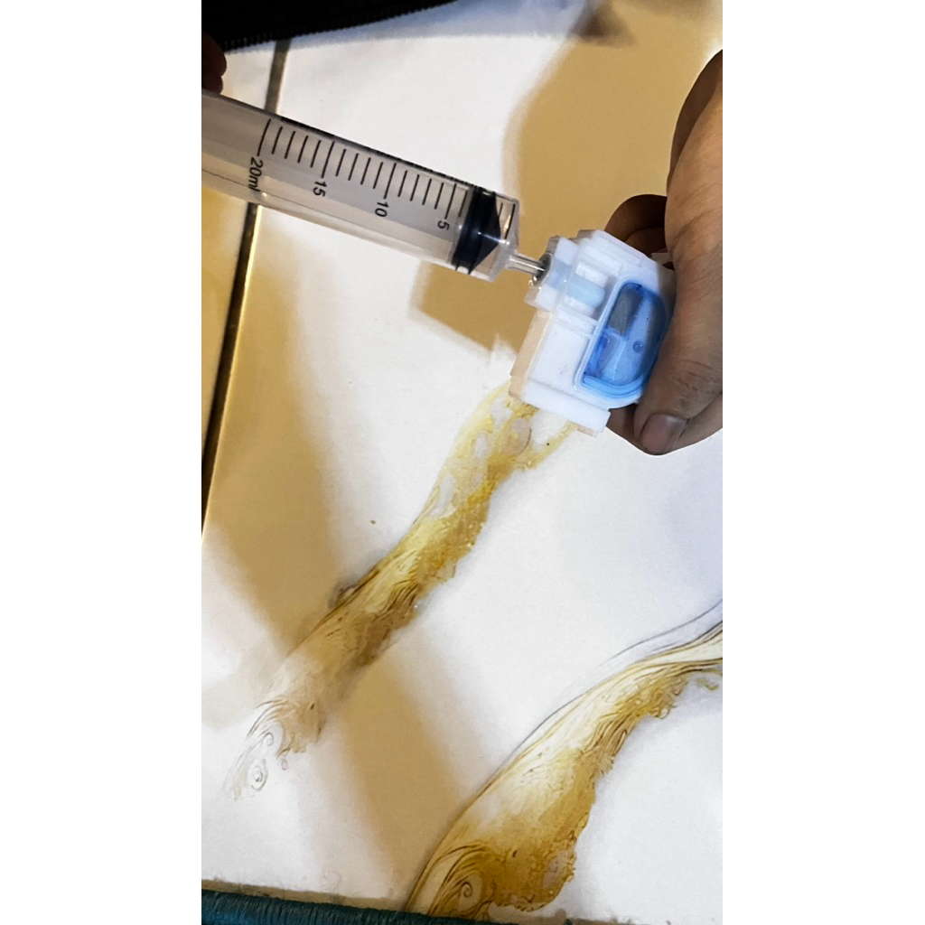 Suntikan Spuit Bonus selang Buat Sedot Tinta di Ciss Dumper Cartridge Printer Epson L360 L3110 DLL