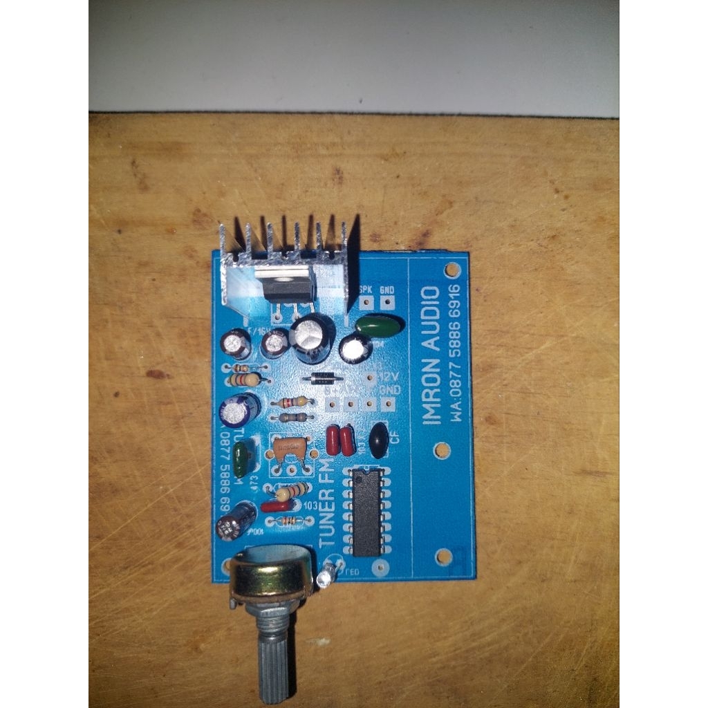 kit radio tuner fm ampli mini tda 2003