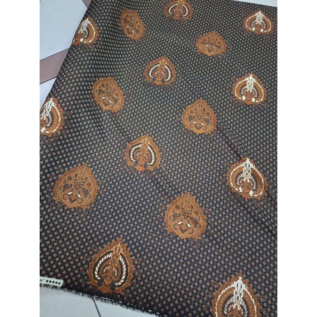 Bahan Batik Semi Sutra Foill / Kain Batik Halus lembut Premium / Kain Batik Eceran Motif Teruntm
