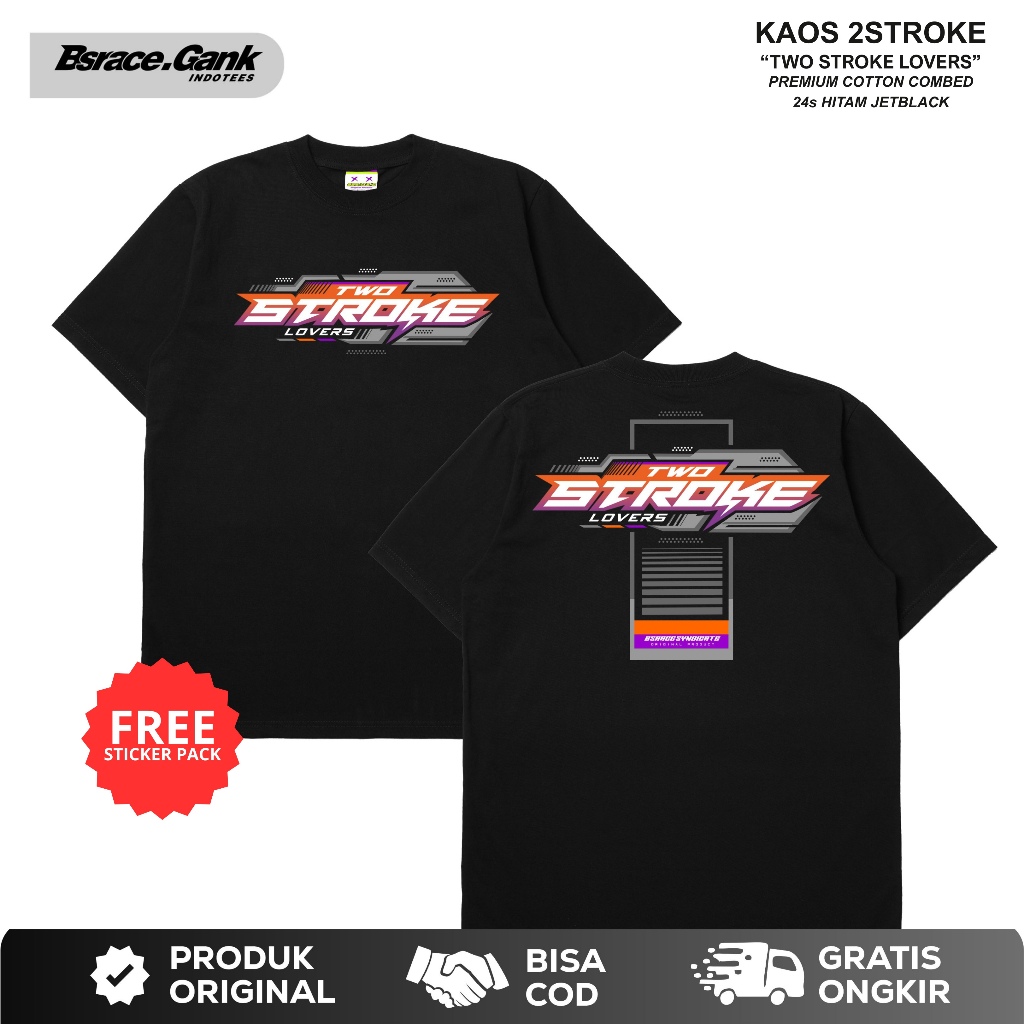 Kaos 2stroke Lovers Two Stroke Racing Tshirt Distro 2 Tak 2Stroke Fiz R Ninja Yamaha Rx King