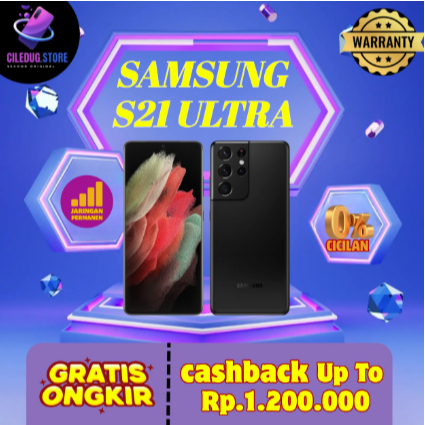 SEIN Samsung Galaxy S21 Ultra 5G 16/512GB 256GB | S20 Plus|  S20 FE 8/256GB 128GB Second Fullset Ori