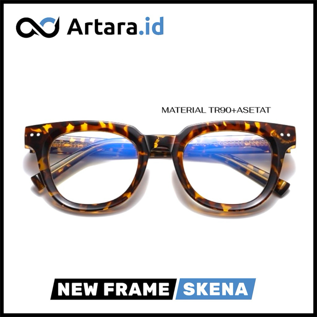 ( COD )Kacamata Skena 2120 Lensa Normal Frame Kotak Ringan Bahan Tebal [ AR2120 ] [ FREE BOX & LAP ]