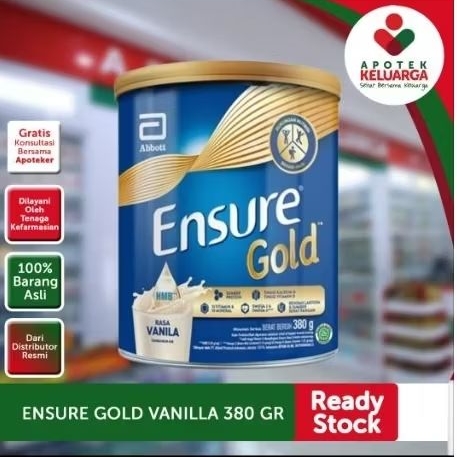 ENSURE GOLD VANILA 380G