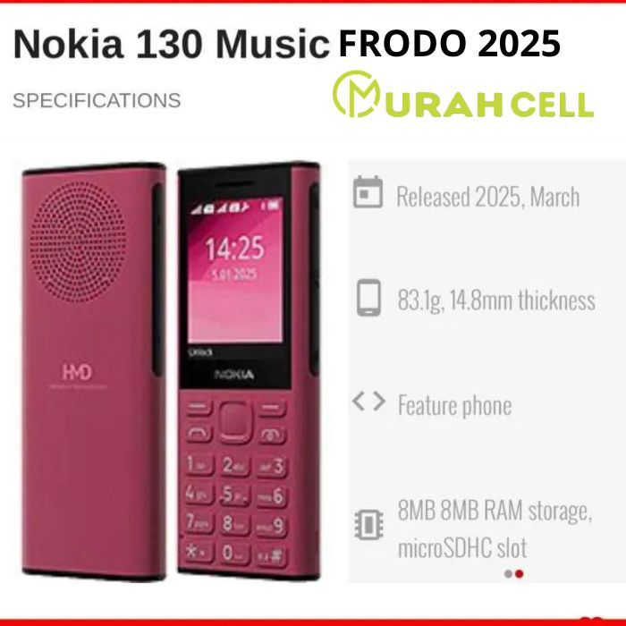NOKIA CANDYBAR ( NOKIA 105 LEDA 2023 -- NOKIA 105 VOX 2024 -- NOKIA 110 2024 -- NOKIA 130 FRODO -- N