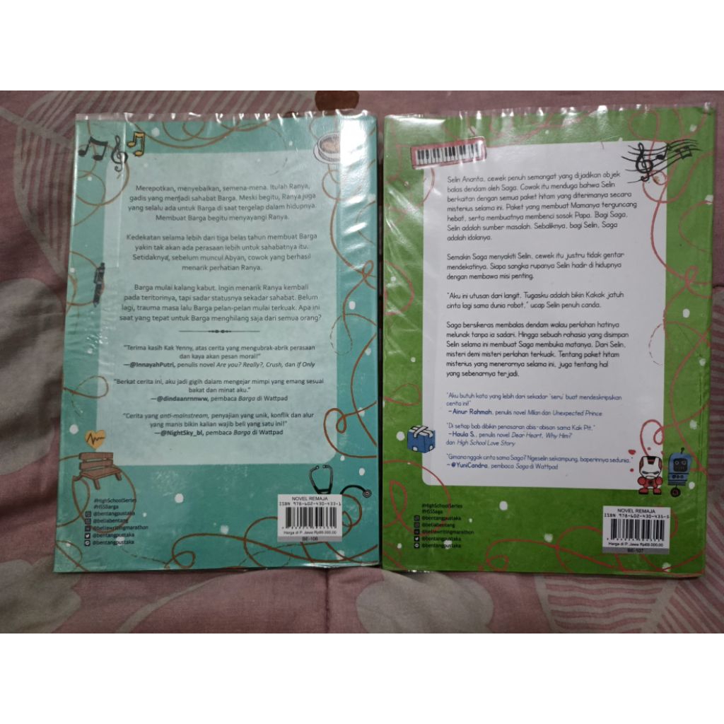 (DAPAT 2 NOVEL) BARGA DAN SAGA PRELOVED VVGC