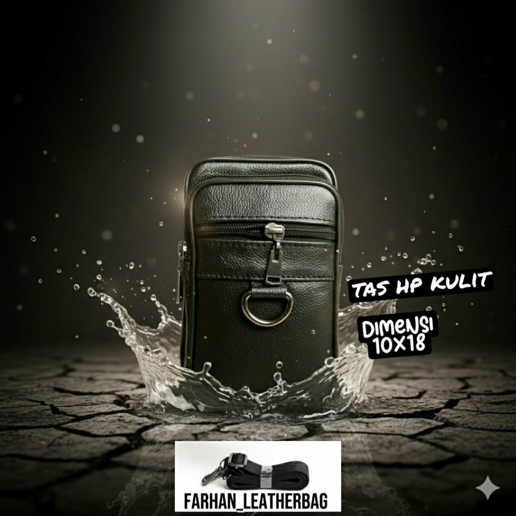 Tas hp kulit pria tas selempang pria