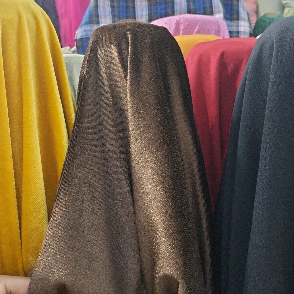 bahan kain bludru Korea premium/kain bludru Velvet street