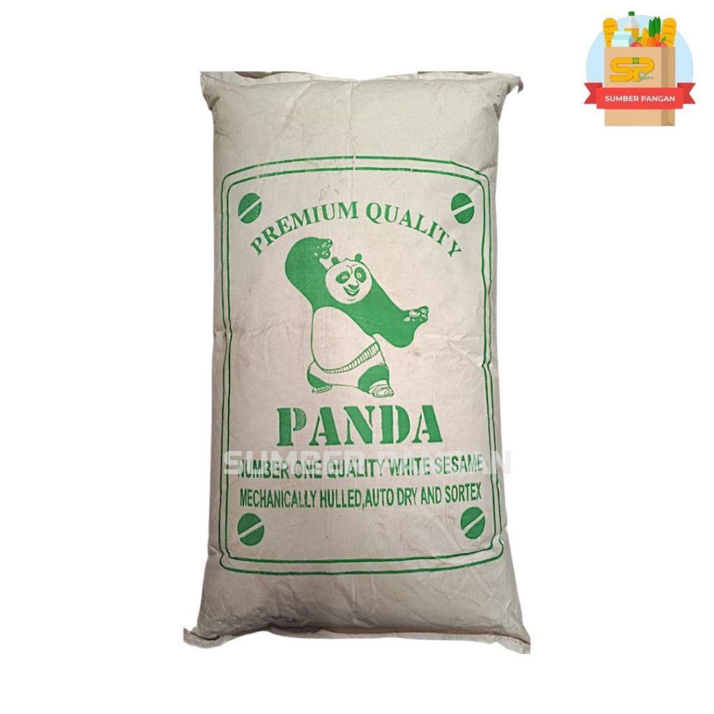 WIJEN PUTIH PANDA 25 KG/Wijen Putih/ White Sesame 25 kg