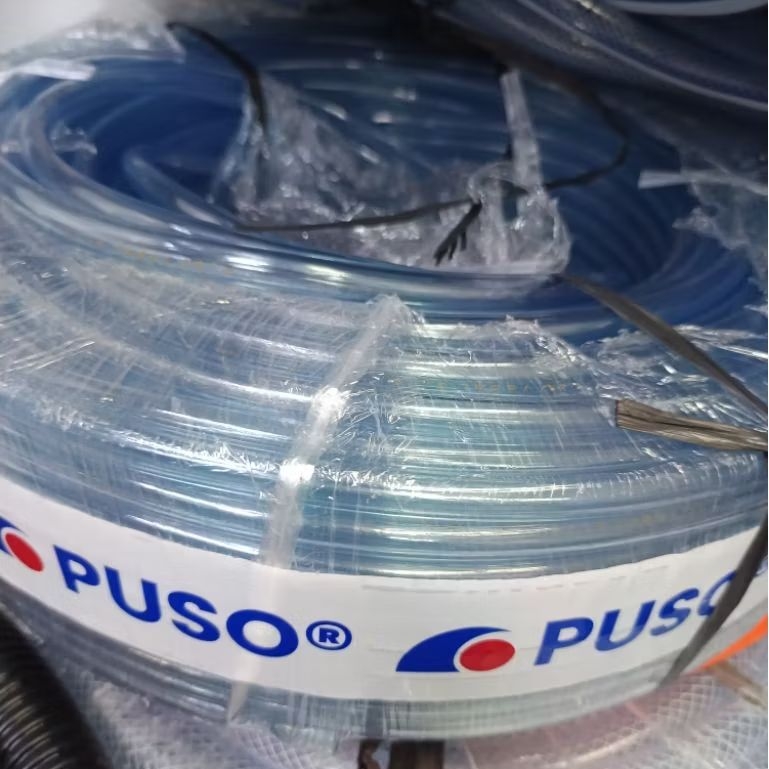 Selang bening puso selang air 5/16" inch 1roll/100mtr