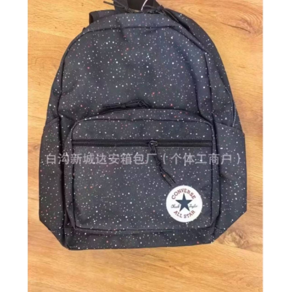 TAS RANSEL CONVERSE ALL STAR 2 GO MOTIF GALAXY BLACK BACKPACK ORIGINAL BAGS / TAS RANSEL PRIA WANITA