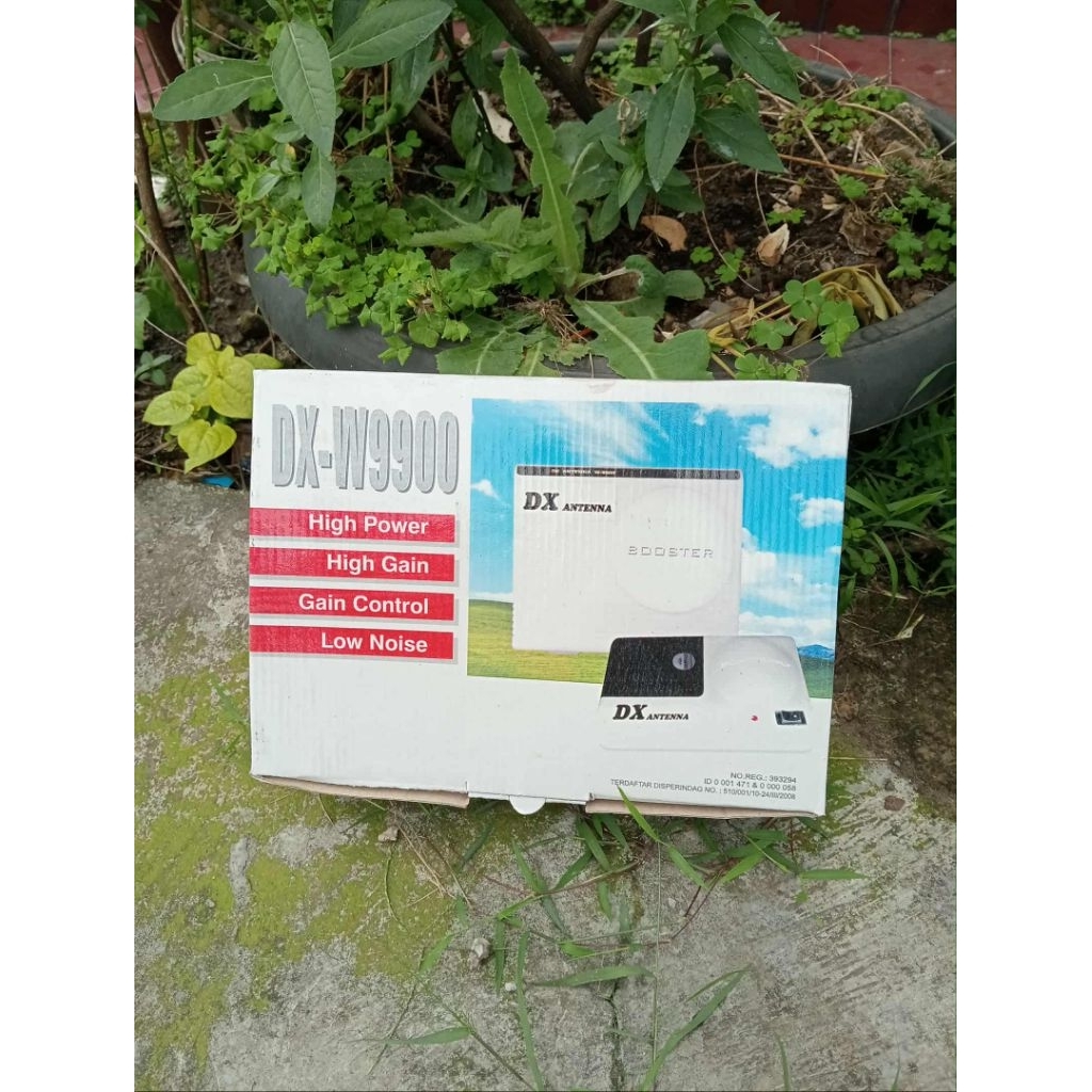 booster dx 9900 pf  booster antena penguat pembersih siaran tv
