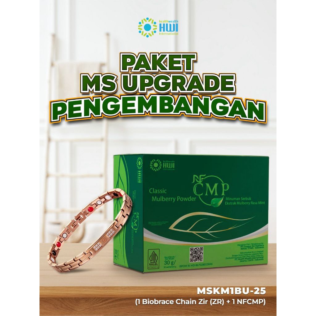 gelang rantai biobrace chain zir HWI original 100%/CMP HWI original 100%