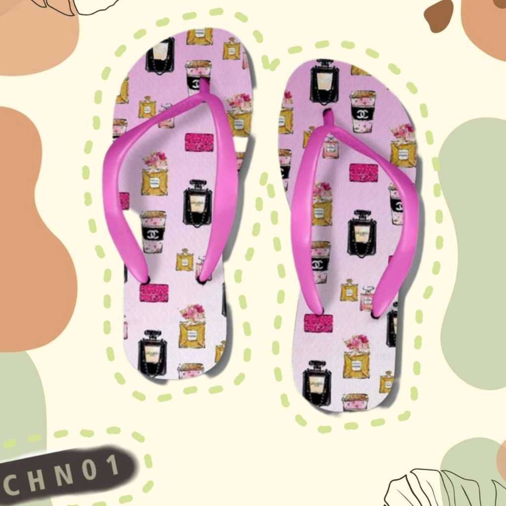 Sendal Chanel Girl Cute Sendal jepit cewe cewek sandal murah flip flop