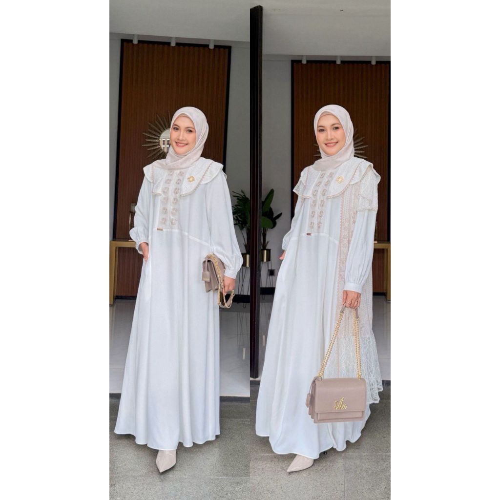 PO LARASMAYA SARIMBIT ADEN HIJAB / FAMSET LEBARAN / GAMIS TERBARU