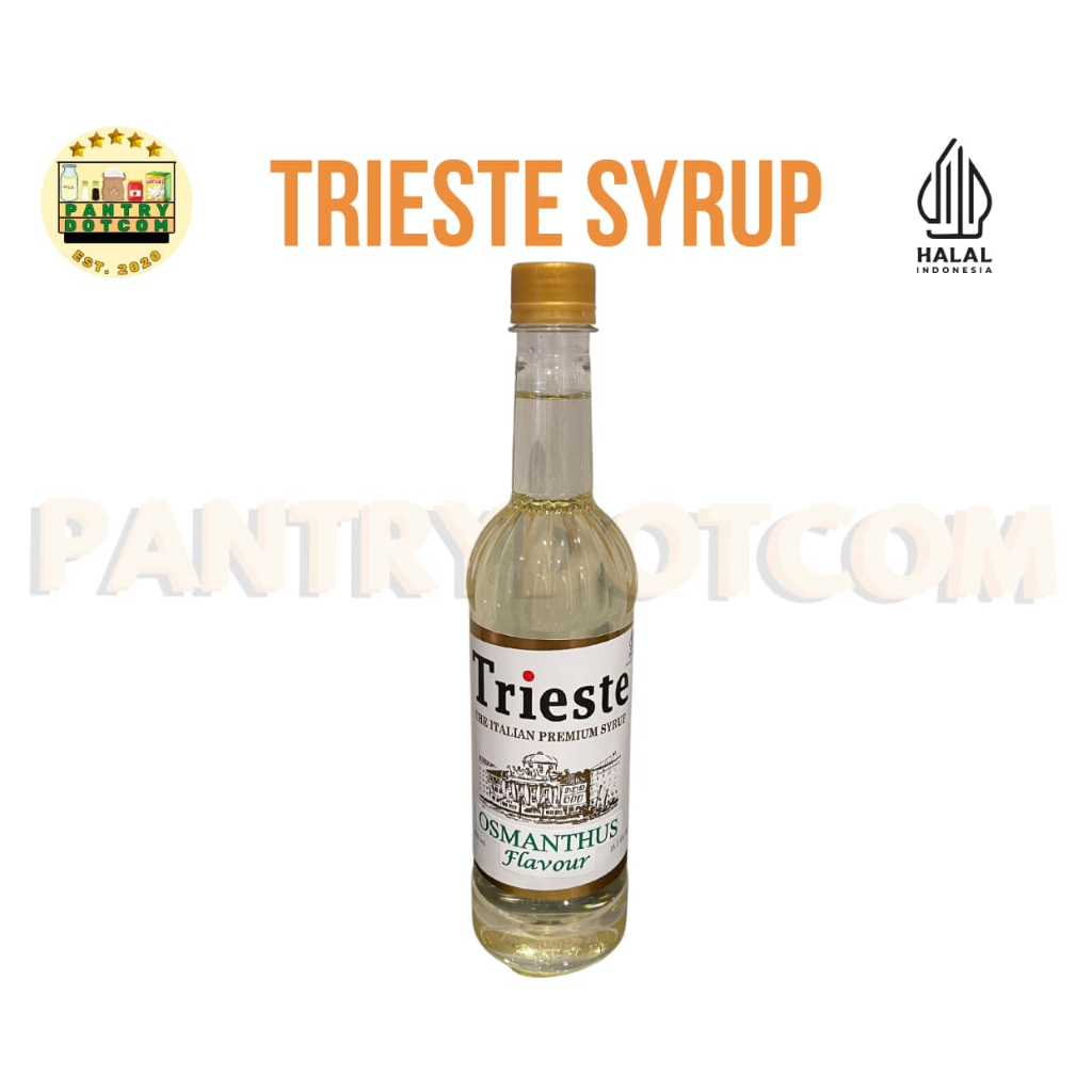 TRIESTE - SYRUP RASA OSMANTHUS-SIRUP PREMIUM 650ML - BUNGA OSMANTHUS