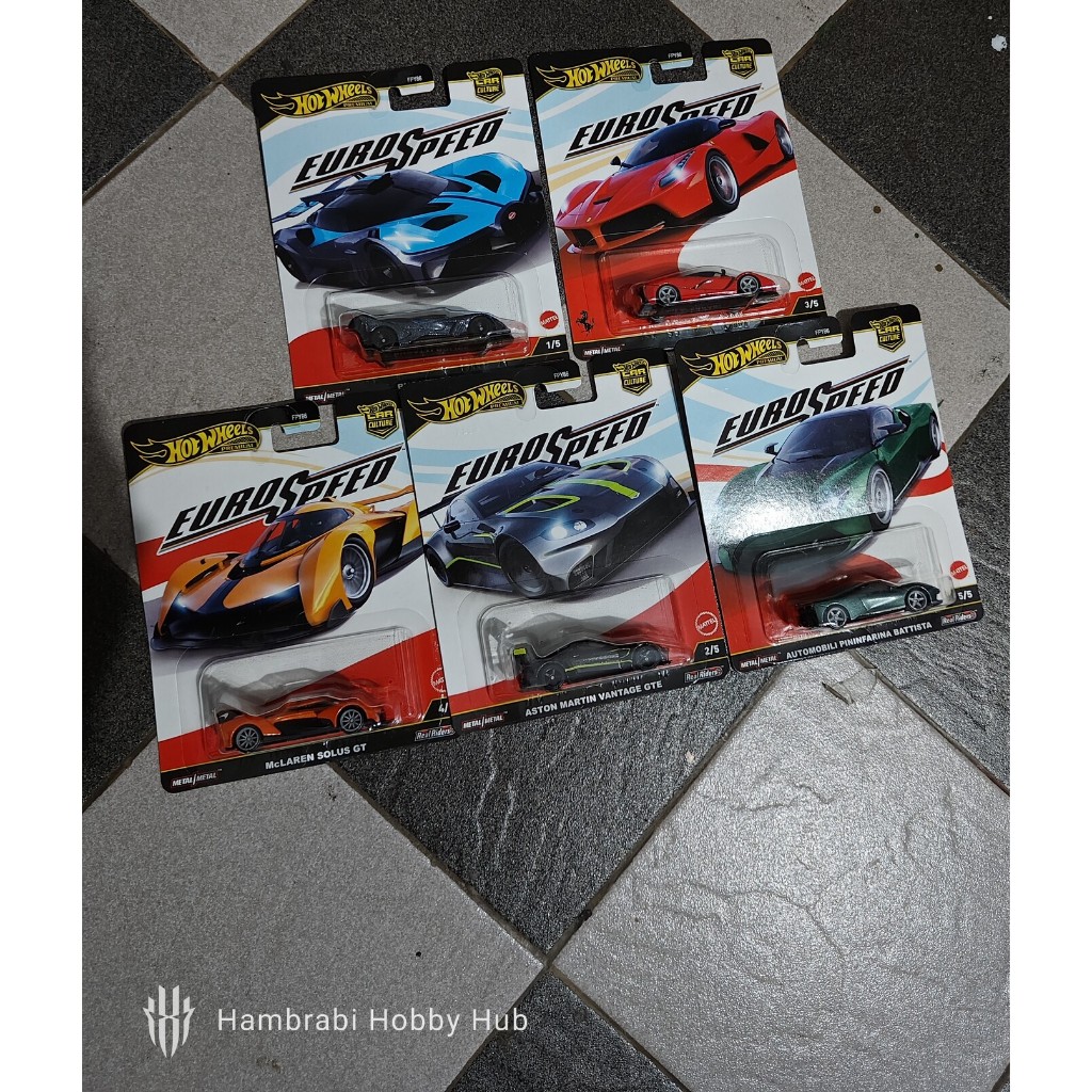 Hotwheels Premium Euro Speed Set