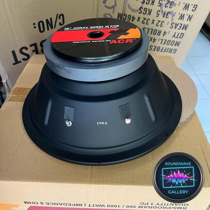 Speaker ACR Fabulous 30601M Rangka Tutup 12 Inch Voice Coil 2.5 Inch 1000 Watt Max Original | ACR FA