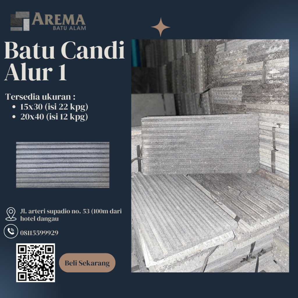 BATU ALAM CANDI ALUR 1 20X40