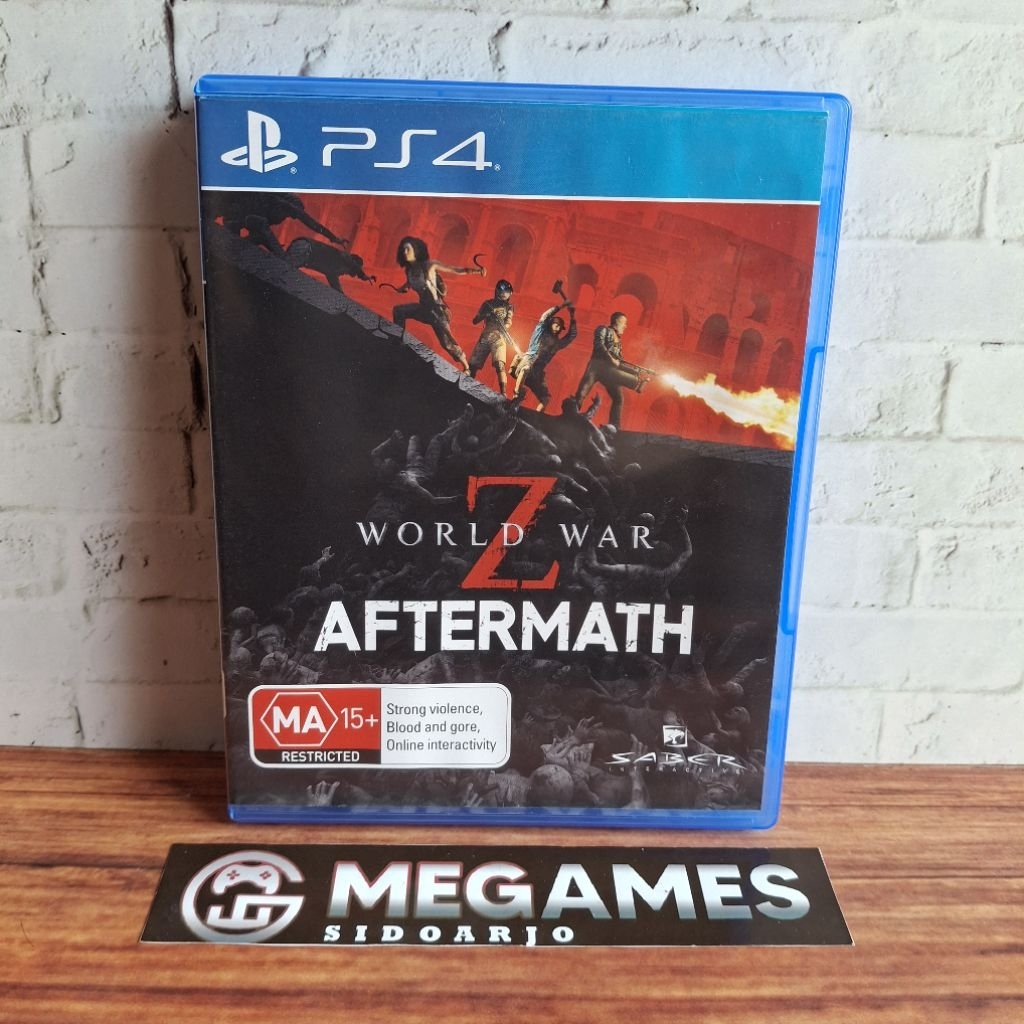 Kaset BD PS4 World War Z Aftermath - Second/Bekas