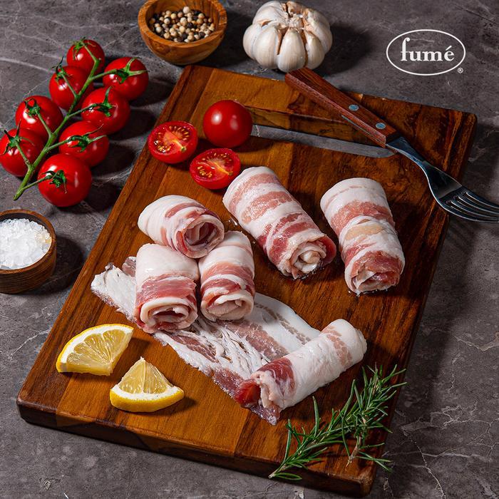 Fume Sliced Smoked Pork Bacon