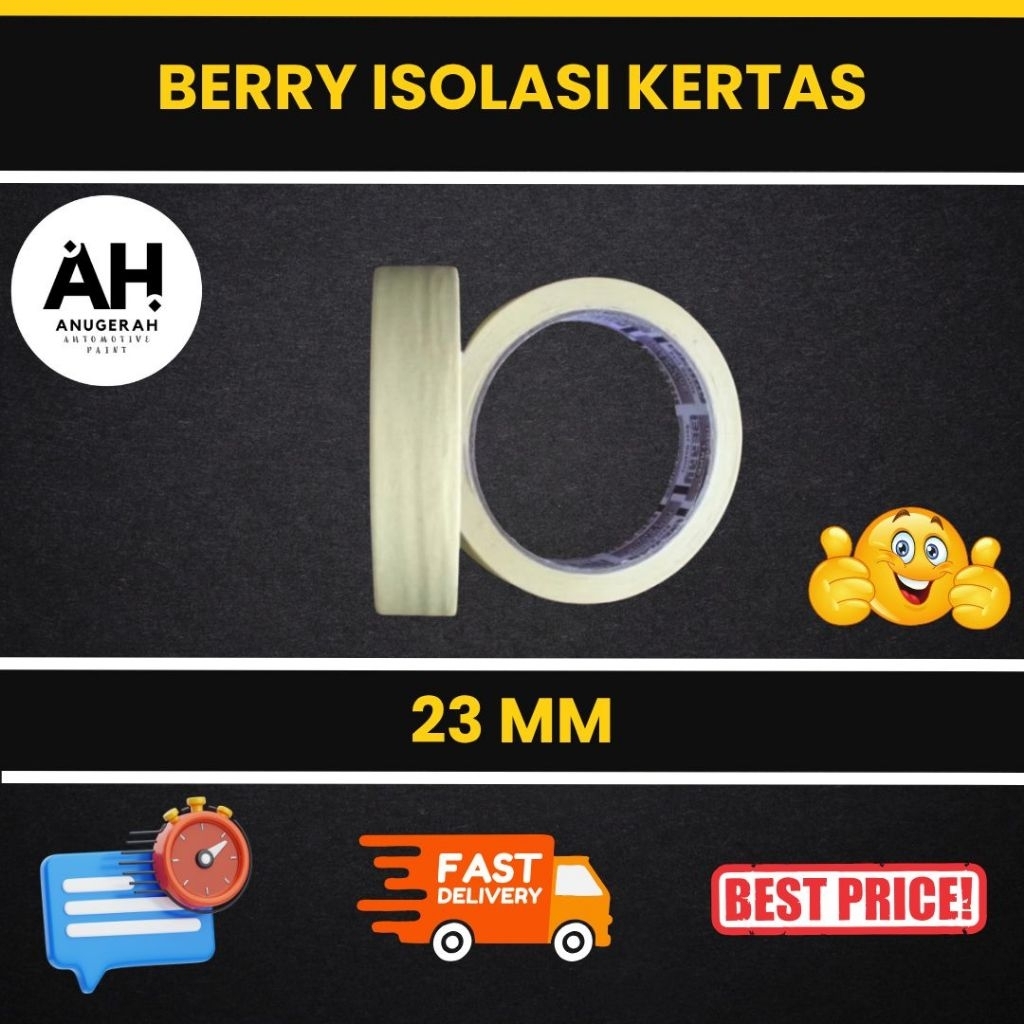 Isolasi Kertas Berry 23mm
