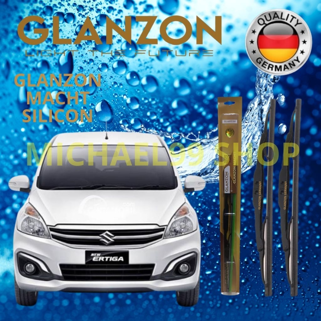 WIPER MOBIL SUZUKI ERTIGA GLANZON MACHT SILICON PREMIUM ORIGINAL - WIPER MOBIL ERTIGA GLANZON GERMAN