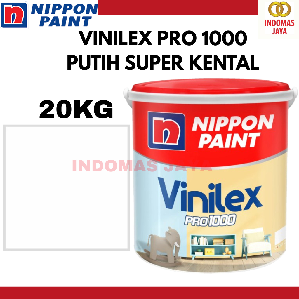 Cat Tembok Vinilex Pro 1000 Warna Putih Super Kental (20 Kg)