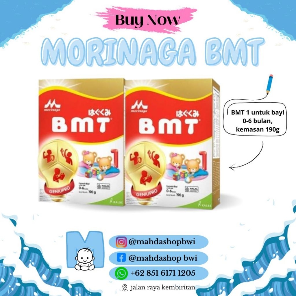 BMT / Susu BMT 1 / susu bayi / susu bmt bayi / bmt 190gram / susu bayi bmt 1