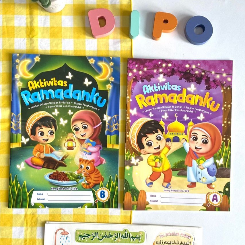 Buku Ramadan Buku Aktivitas Ramadan Anak PAUD TK A & TK B (BONUS Stiker )