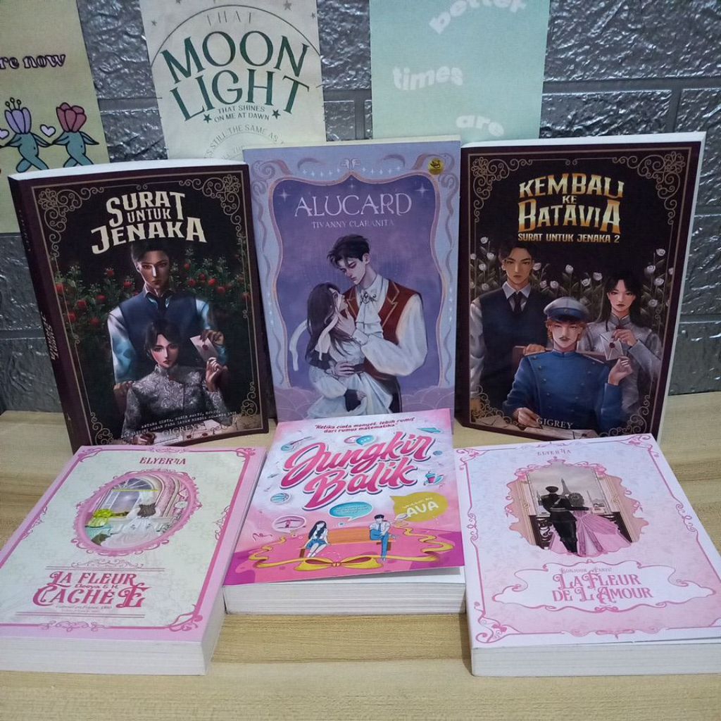 Preloved (Bundling) Novel AU Romance (Borongan 6 Novel)