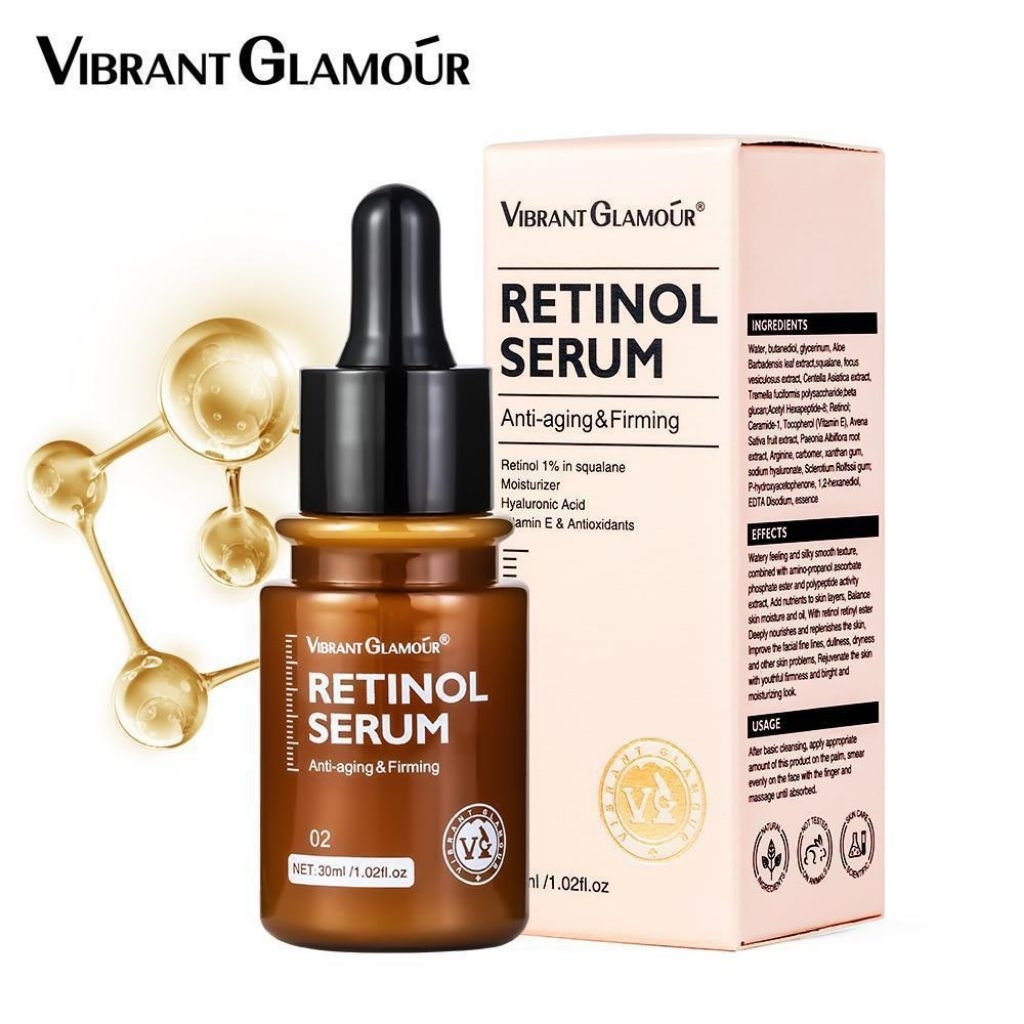 Retinol Serum Aging mengencangkan Wajah - VIBRANT GLAMOUR BPOM
