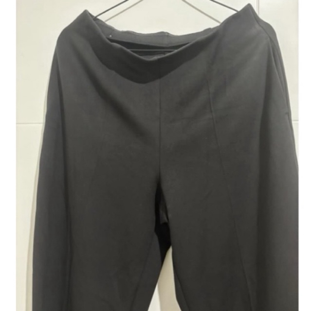 Uniqlo Stretch Double Face Straight Pants Black L