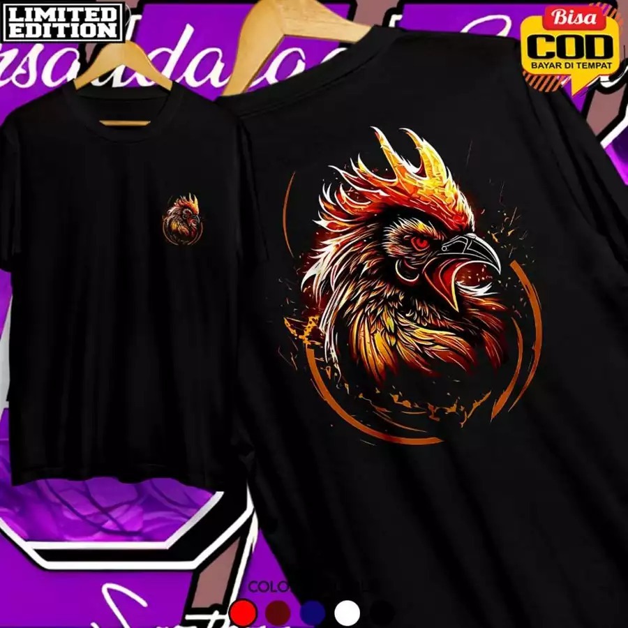 KAOS AYAM JAGO PETARUNG KAOS DISTRO AYAM JAGO PETARUNG PRIA WANITA