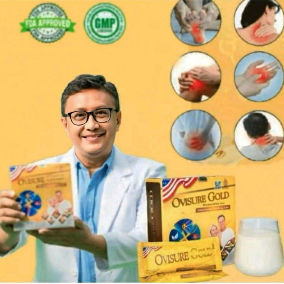 SUSU OVISURE GOLD ORIGINAL OFFICIAL STORE SUSU UNTUK SAKIT SENDI ASAMURAT DIABETES KOLESTEROL STROKE