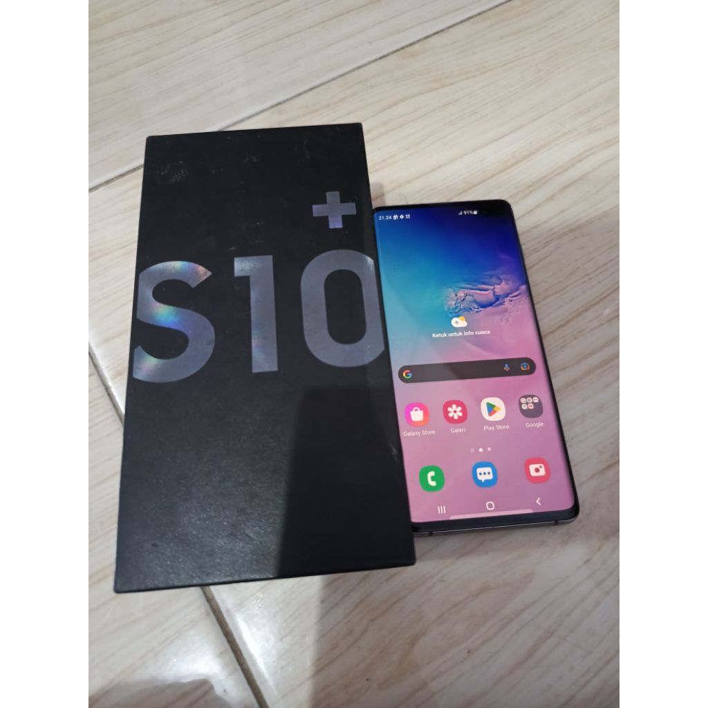 Samsung S10+ S10Plus Black SEIN Fullset