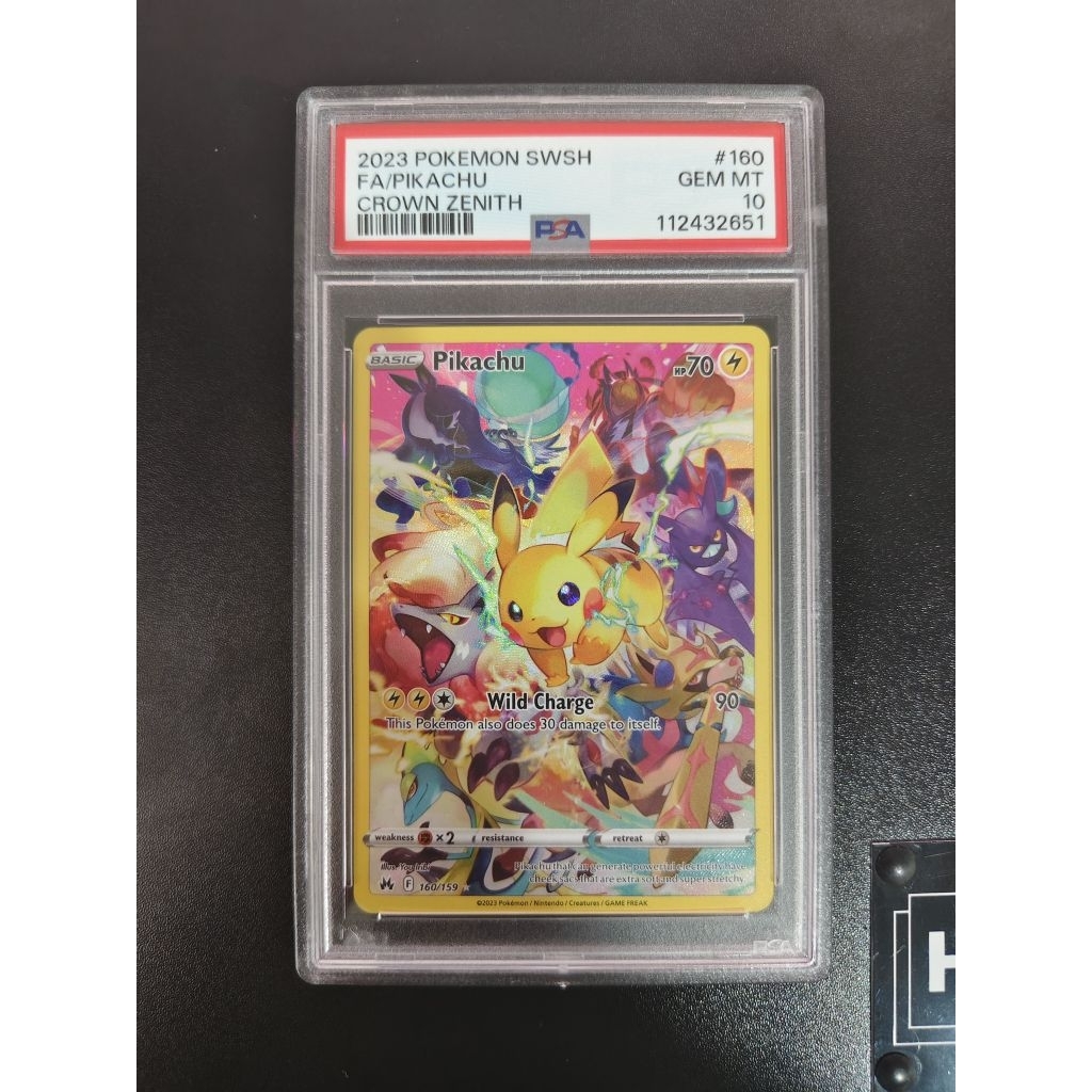 claim Sale Slab Pikachu Crown Zenith PSA 10