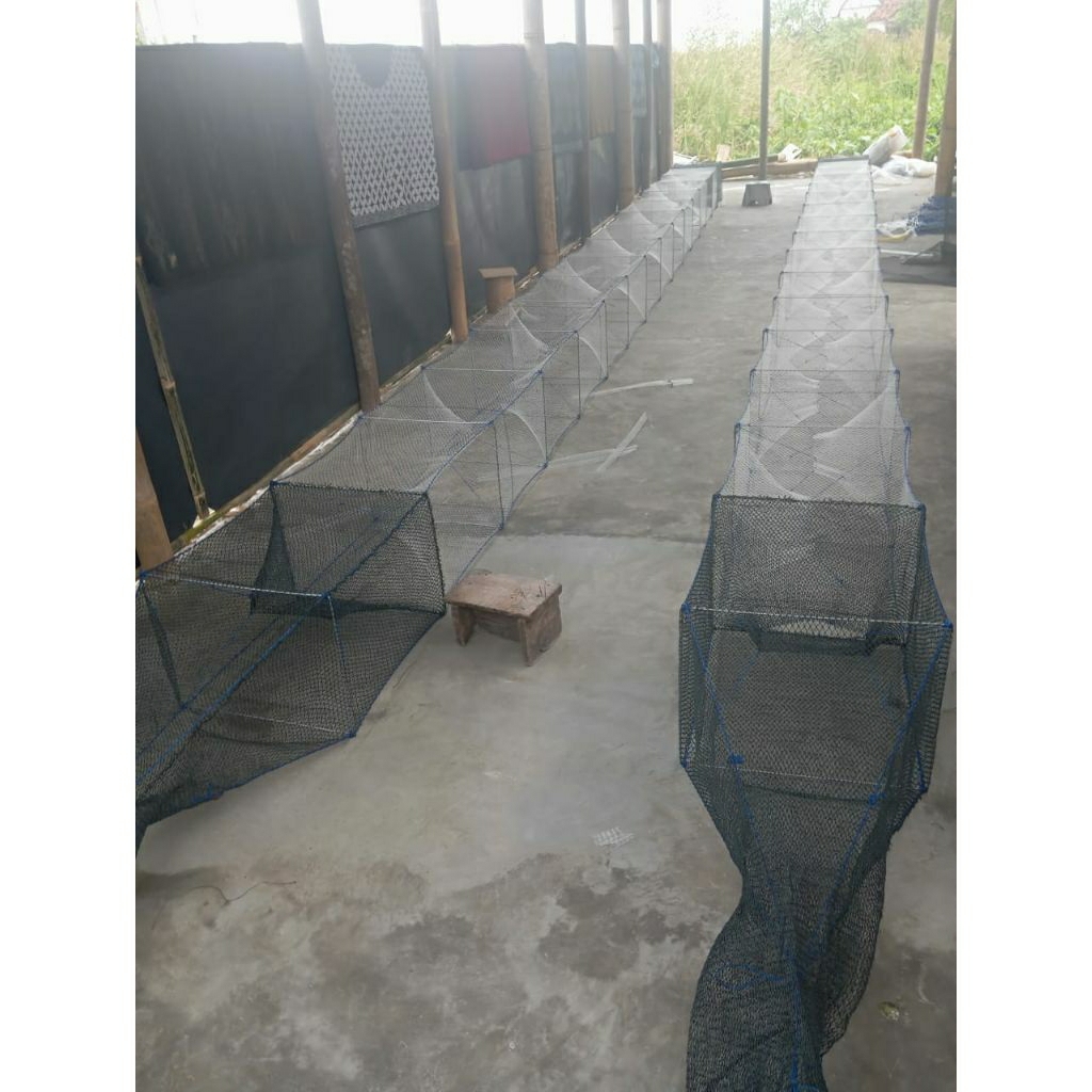 Bubu naga 15 meter 40x60 cm senar tebal besi santex anti karat kokoh