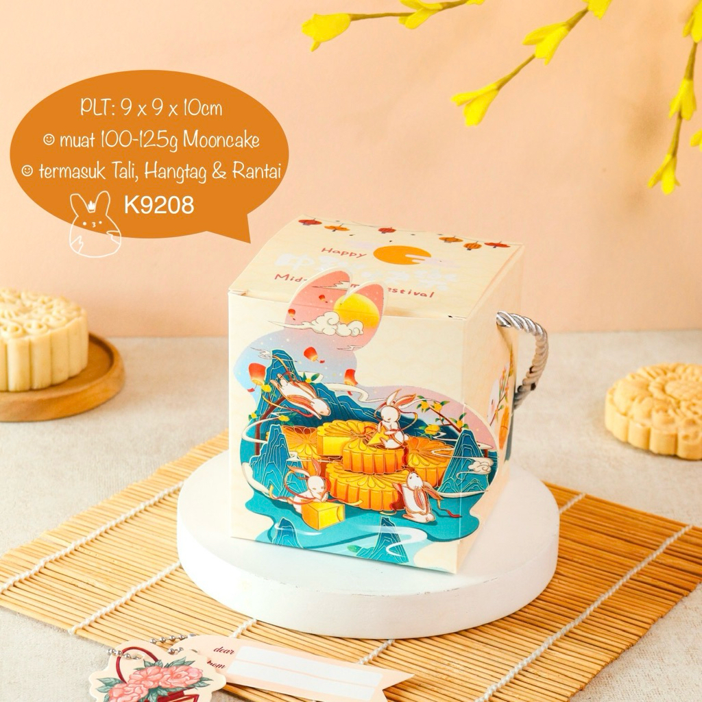 Kotak Mooncake isi 2 K9208| dus Kue Bulan| K92 Box Packaging