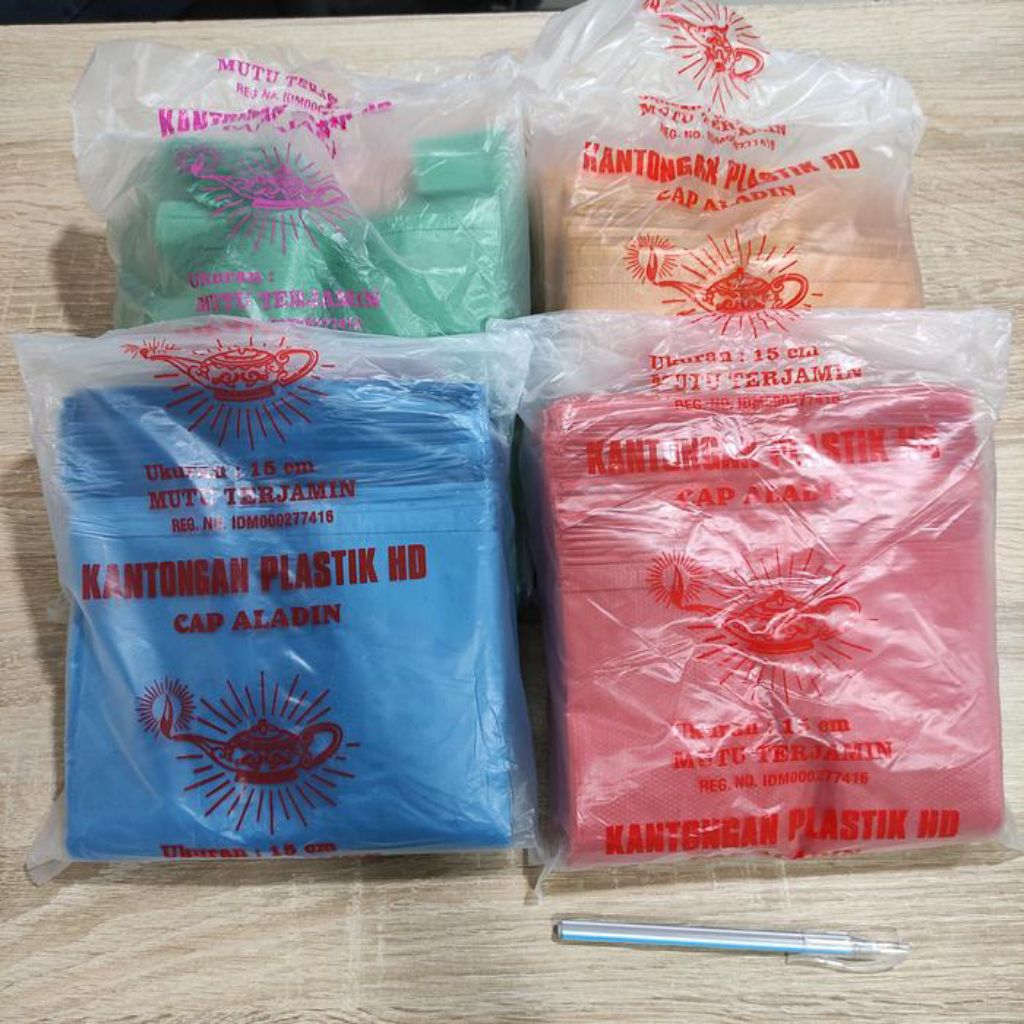 Kantong Plastik Asoy Cap Aladin UK 15cm