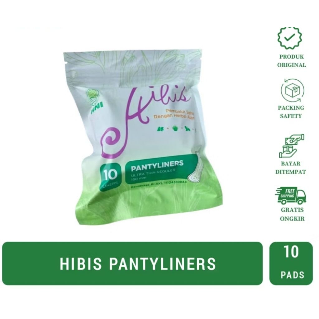 [Repack] hibis pantyliner   || hibis mix day & night || pembalut herbal || pembalut hni