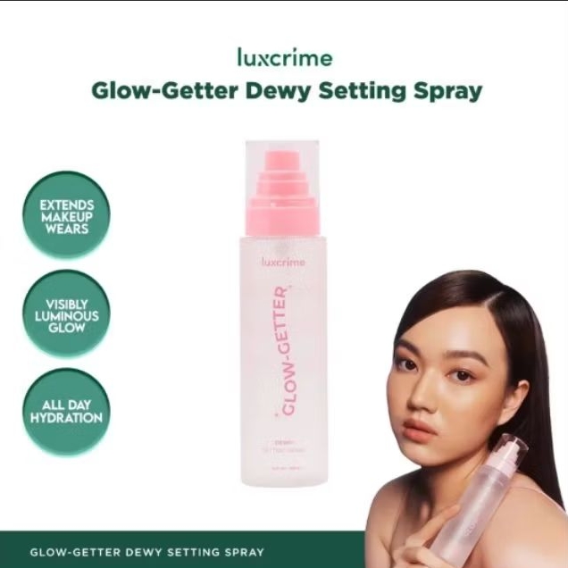 Luxcrime Ulti-matte Oil Control Setting Spray - Untuk Makeup Tahan lama.