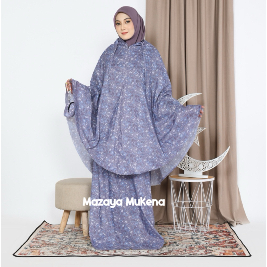 MUKENA DEWASA PARASUT TRAVELLING POUCH RANTE 2in1 Kain Parasut Korea Premium Mukena Genggam