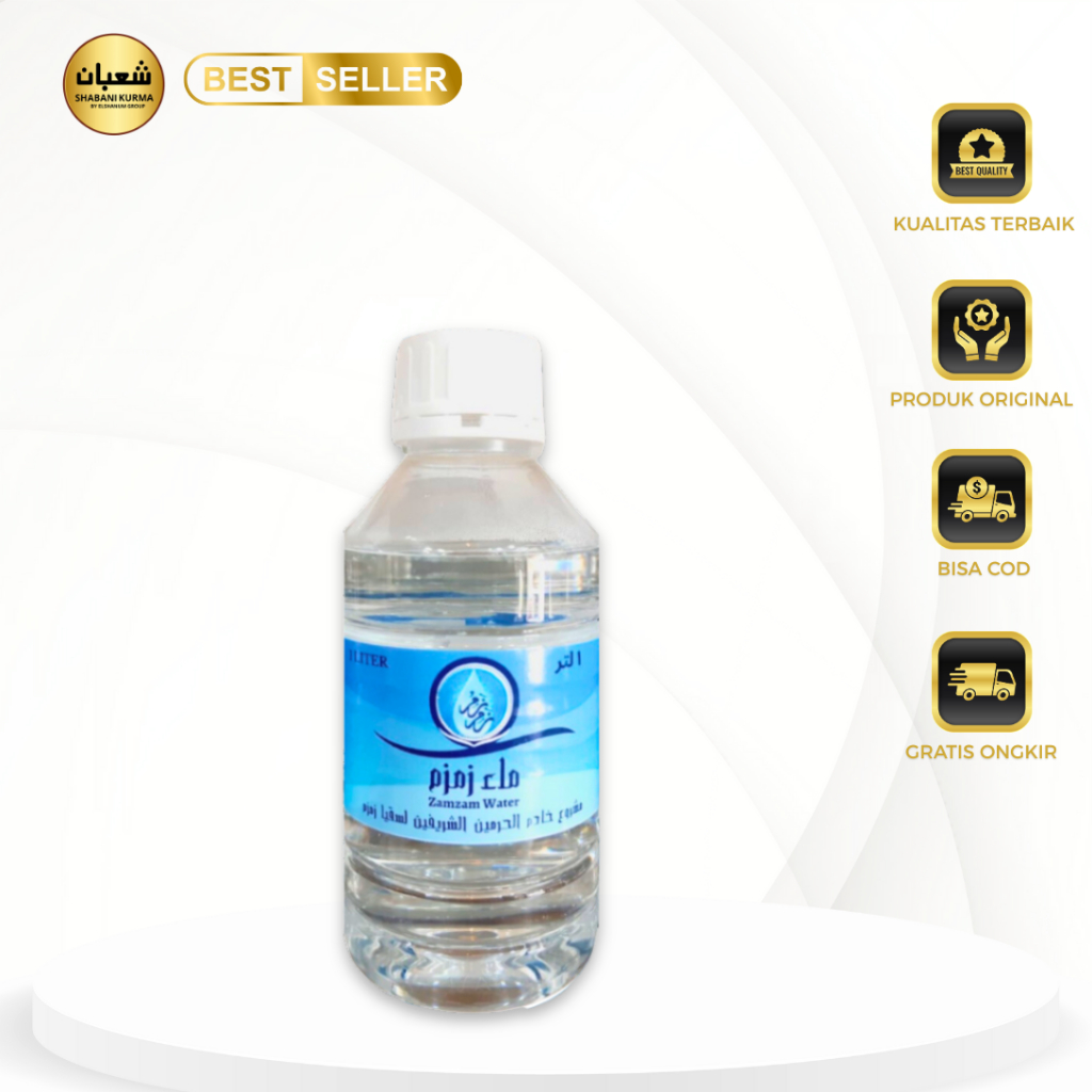 Air Zamzam 1 Liter Original / Air Zam Zam Asli Saudi Arabia Shabani kurma