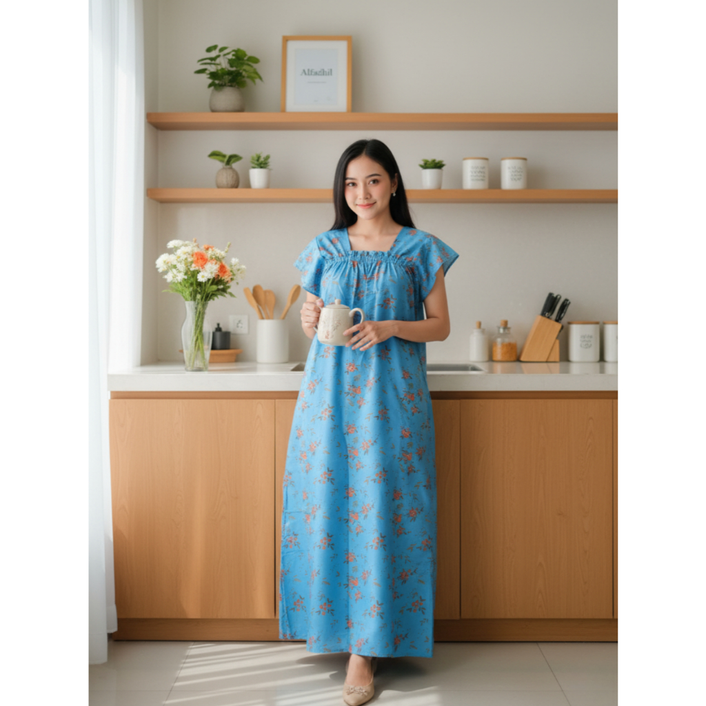 Dres Daster ibu hamil dan menyusui adem kekinian terbaru 2025 jumbo