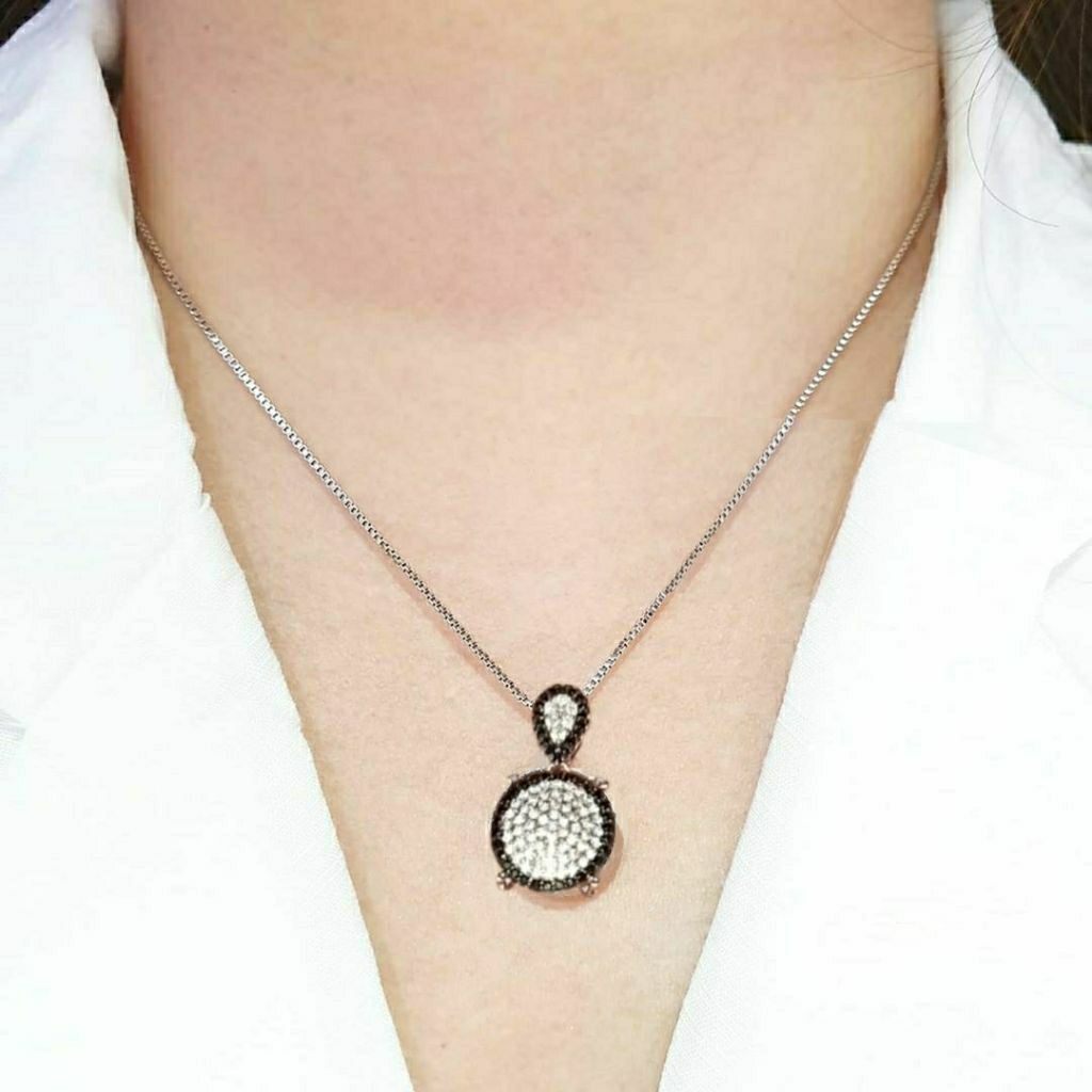 Kalung Berlian Replika Kalung Swarovski Kalung Permata Berlian Hitam Kalung Emas Wanita Kalung Perak