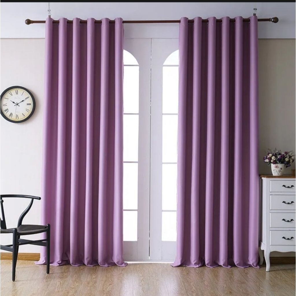 Gorden Blackout Polos Gorden Polos Tebal  Gorden Jendela Minimalis