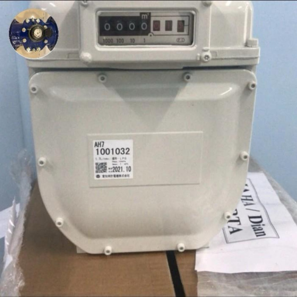 Meteran Gas AICHI-AH7 / Flow Meter Gas Meter Murah